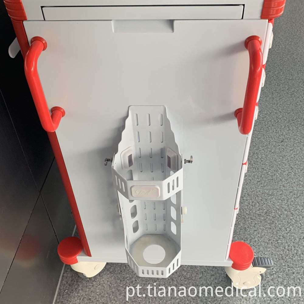 Carrinho de carrinho de emergência médica Medical Emergency Trolley Cart